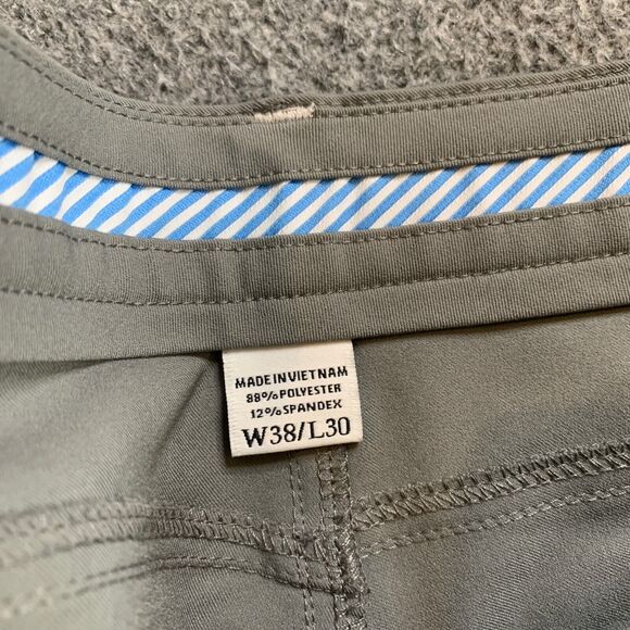 FJ FootJoy Pants Mens 38 Overcast Grey Straight Fit Stretch Performance Golf - Picture 5 of 9